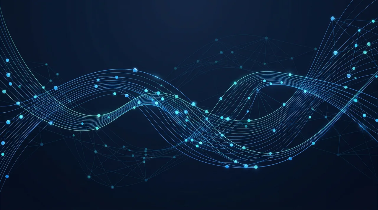 Abstract illustration of connected systems and reliable delivery