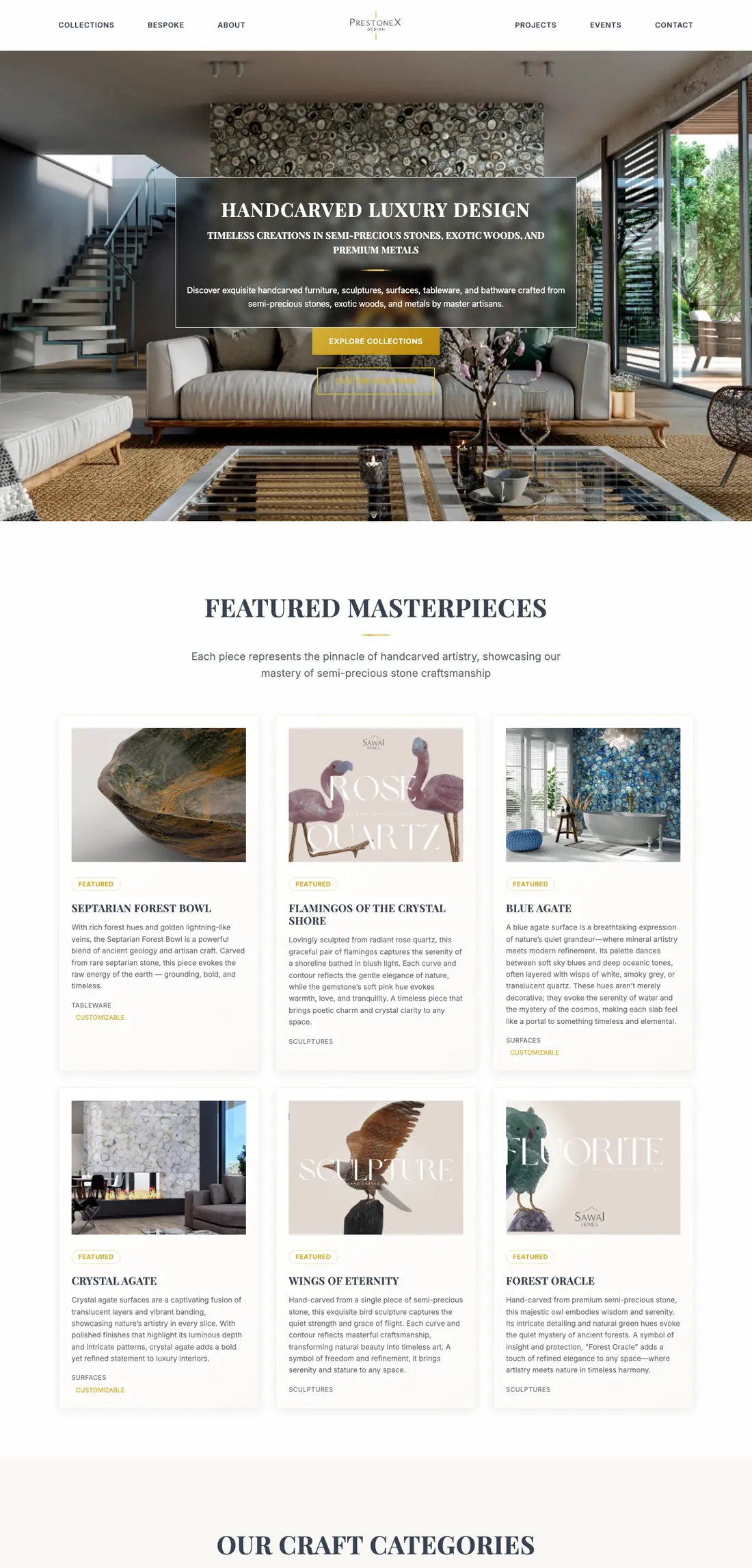 Prestonex Design website
